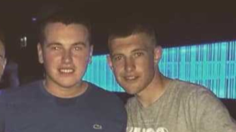 Seán Little (L) and Jordan Davis (R) were both aged 22 and were friends