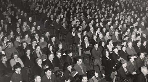 A night at the cinema in the 1950s. Photo: Weegee(Arthur Fellig)/International Center of Photography/Getty Images