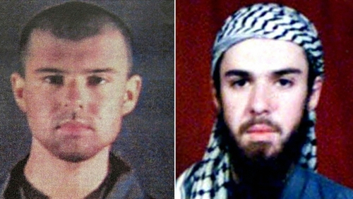 John Walker Lindh (seen in photos issued in 2002) was sentenced to 20 years in prison