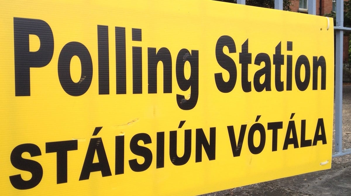 The Tipperary polling booth in a private house