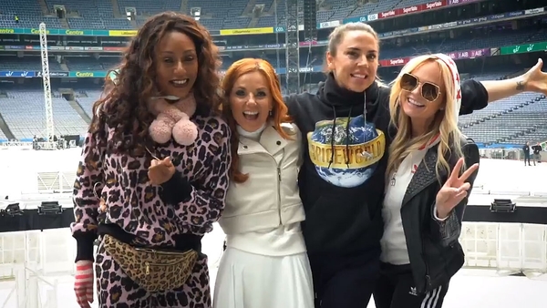 Spice Girls dazzle at Dublin's Croke Park, image via Spice Girls/Twitter