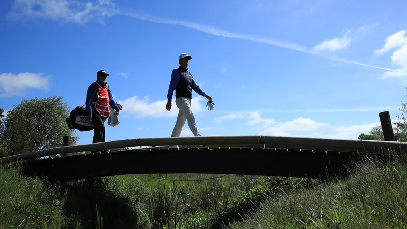 Wade Ormsby on the move at the Himmerland Golf & Spa Resort in northern Denmark