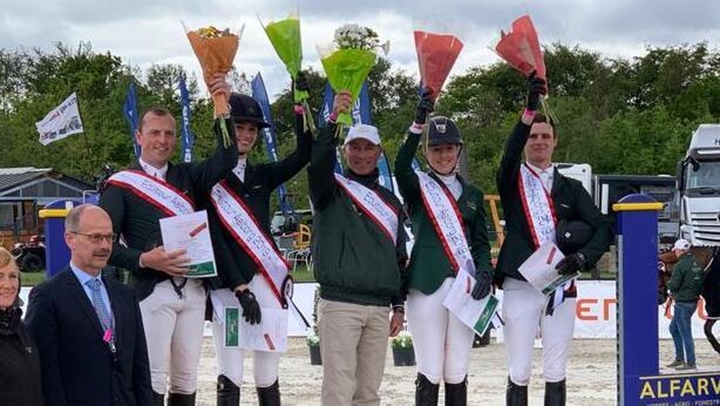 The Irish team topped the podium again