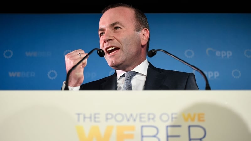 Manfred Weber, the favourite to replace Jean-Claude Juncker as European Commission chief, said the EU centre was 'shrinking'