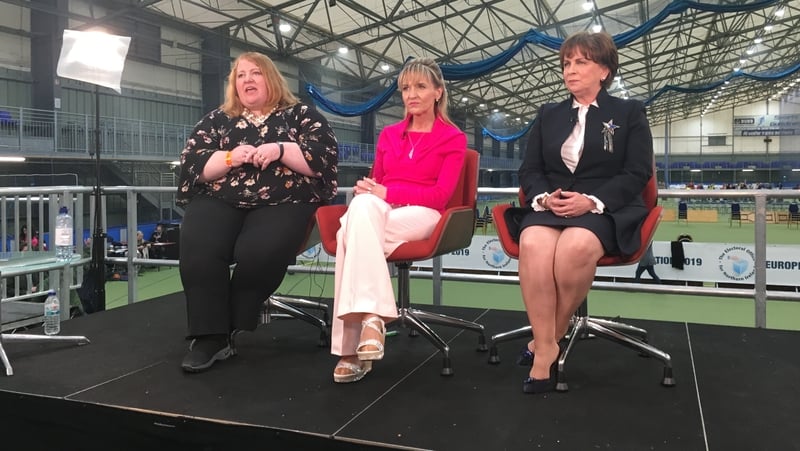 Naomi Long, Martina Anderson and Diane Dodds