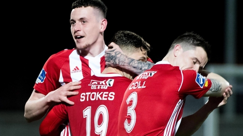 David Parkhouse scored two for Derry City