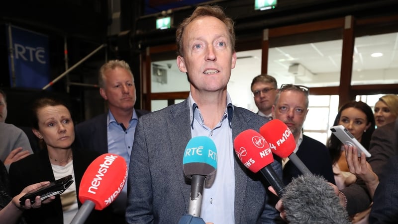 Fianna Fáil MEP Barry Andrews pictured in the RDS last May