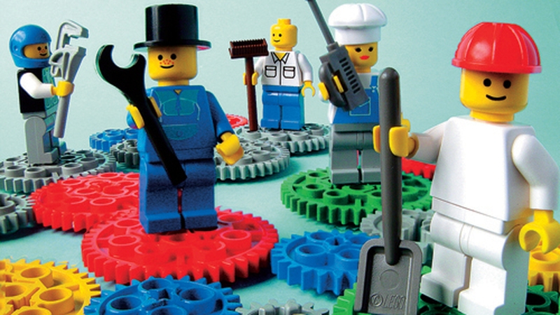 Let's go to work. Photo: Lego Serious Play