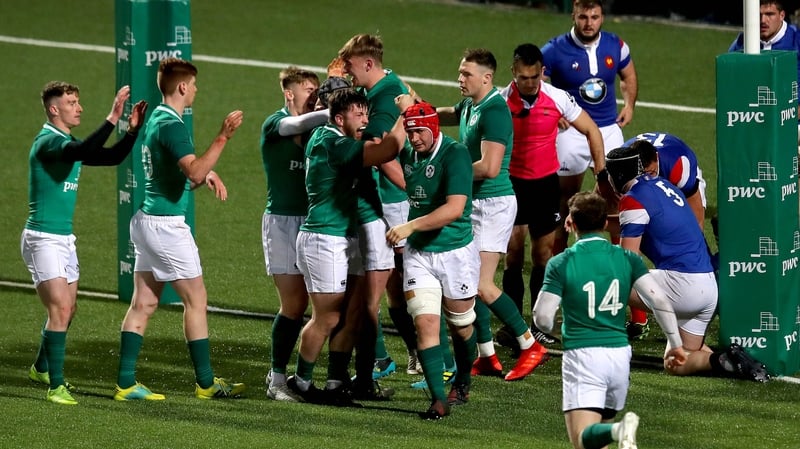 The Ireland team won all five games in the Six Nations