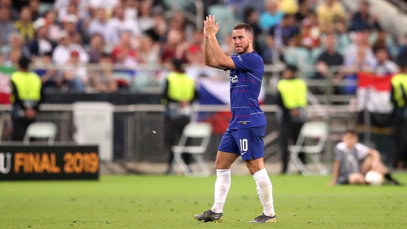 Eden Hazard scored twice in the Europa League final, but admitted he expects to leave Chelsea this summer
