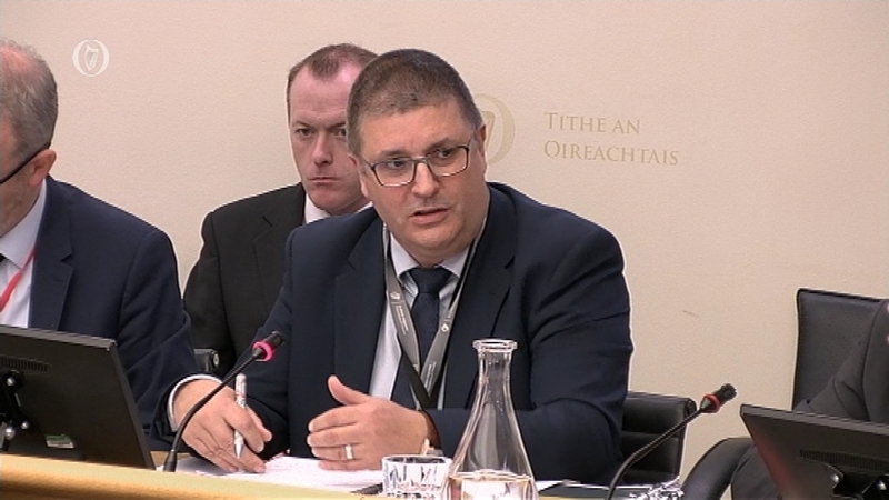 Derek Moran was speaking at an Oireachtas committee this morning