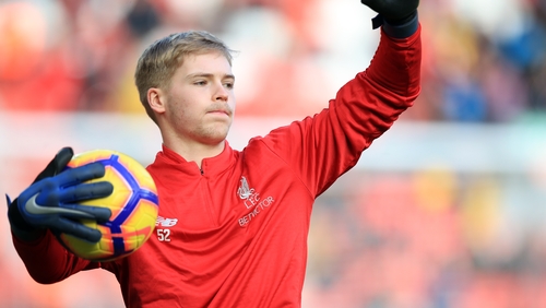 Caoimhin Kelleher is back in training with Liverpool