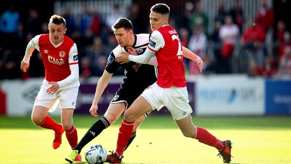 St Pats' Cian Coleman and Garry Buckley of Cork City
