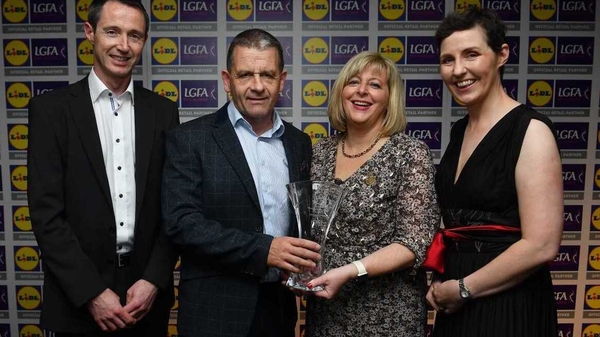 Ephie Fitzgerald received his award at a function at Croke Park