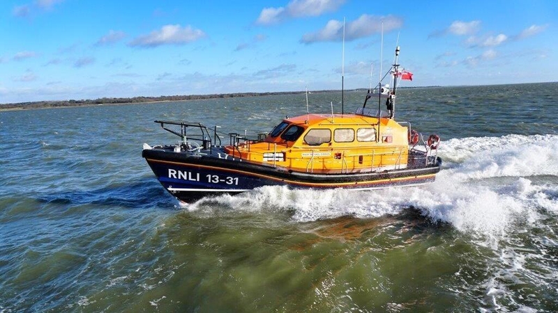 The Michael O'Brien lifeboat was due to arrive at 1.31pm this afternoon
