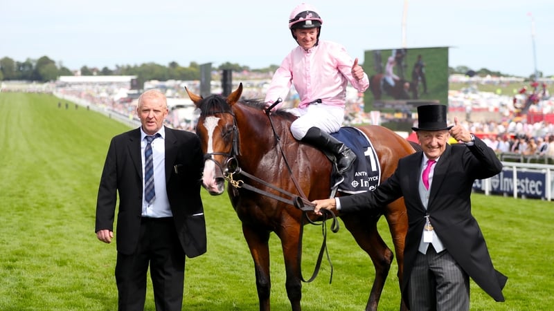 Anthony Van Dyck after his Epsom Derby victory