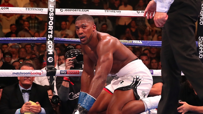 Joshua hit the canvas four times at Madison Square Garden