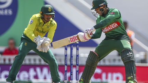 Bangladesh made 330 for six after being put into bat