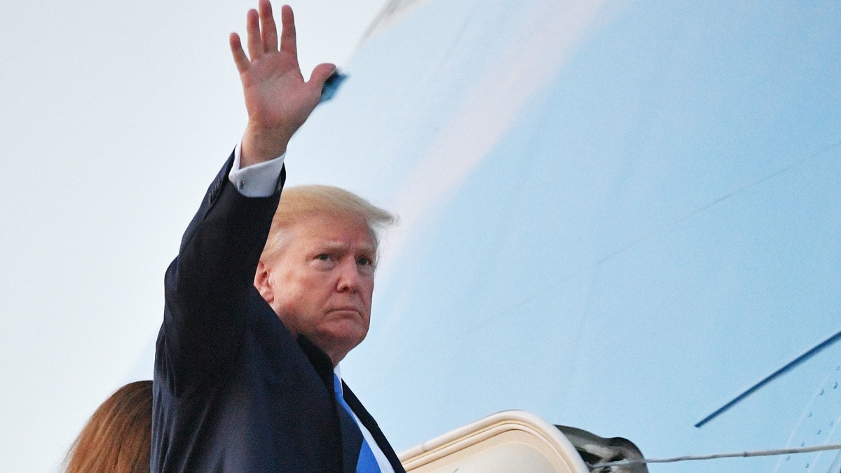 Donald Trump due in Ireland for first visit as US President