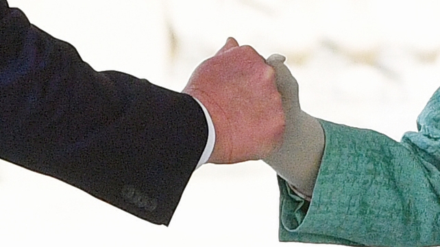 There was much discussion about President Trump's hand shake with the Queen