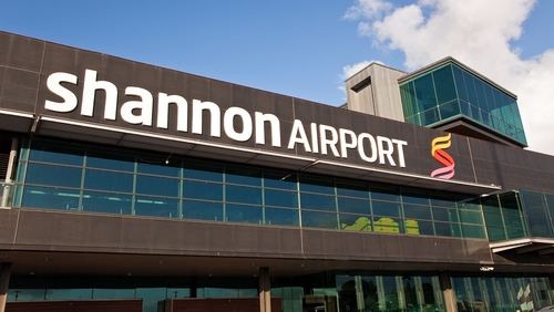 It was reported that the flight landed in Shannon at around 9.39pm on Tuesday (file image)