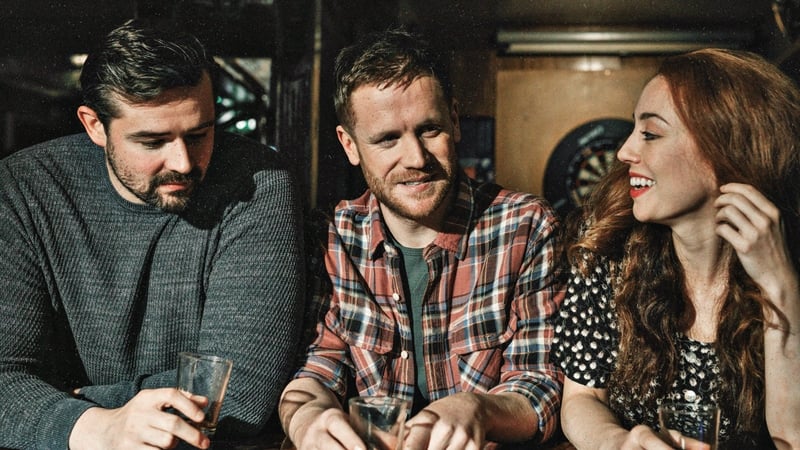 Ger Kelly as Frank, Ian Lloyd Anderson as Luther, and Kate Stanley Brennan as Grace in Evening Train, which is at The Everyman in Cork from June 13th to Sunday 23rd