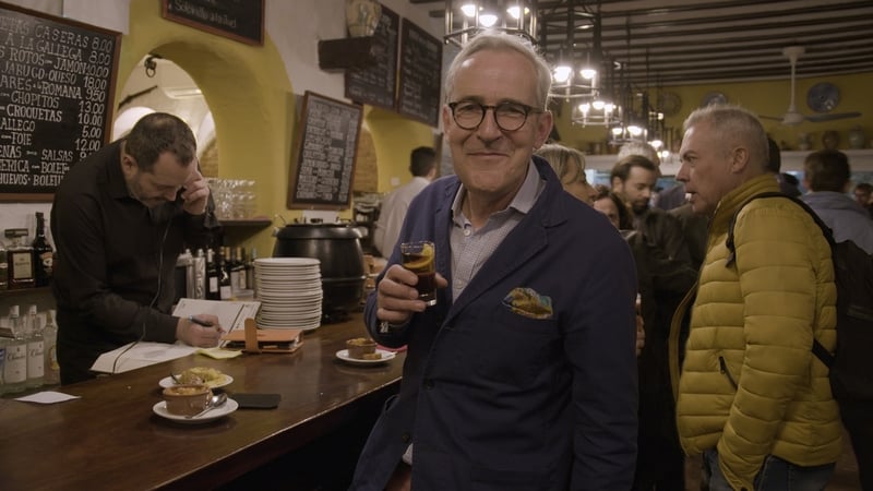 Rory at the Mercado De La Reina restaurant