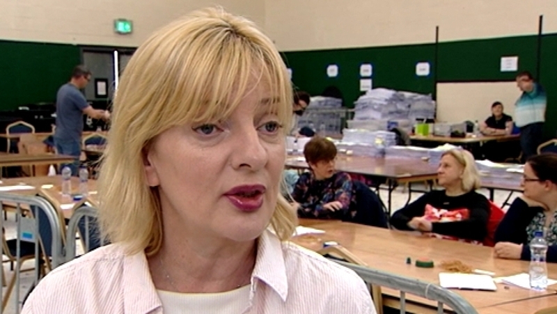 The distribution of outgoing MEP Liadh Ní Riada's 98,379 votes will begin tomorrow