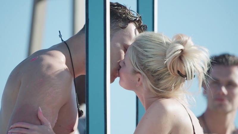 Curtis and Amy kiss on Love Island