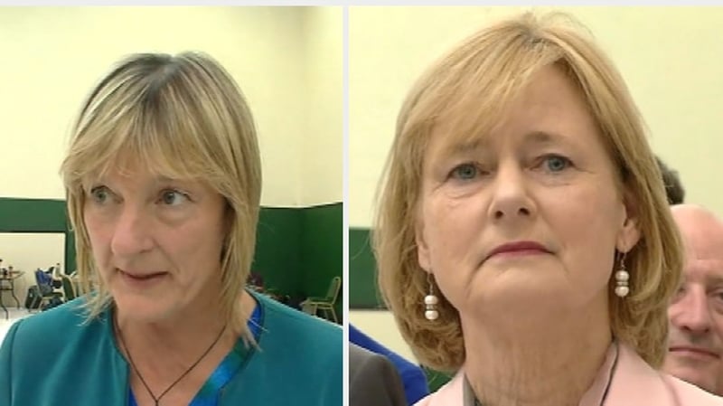 Grace O'Sullivan (L) and Deirdre Clune