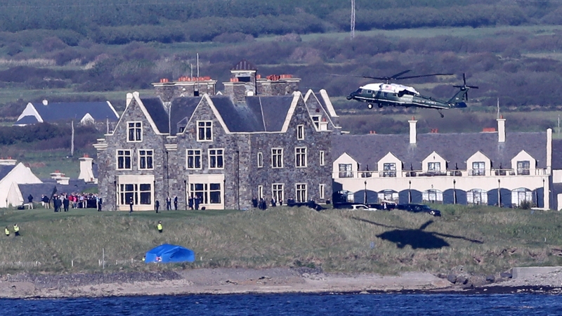 The Government said the question of it hosting an event at the Trump International Hotel in Doonbeg 'did not arise'