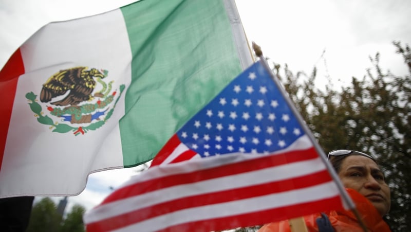 President Trump has threatened to impose new trade tariffs on Mexico from Monday