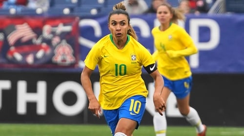 Marta and the rest of the Brazilian women will be paid the same as the Brazilian men's team