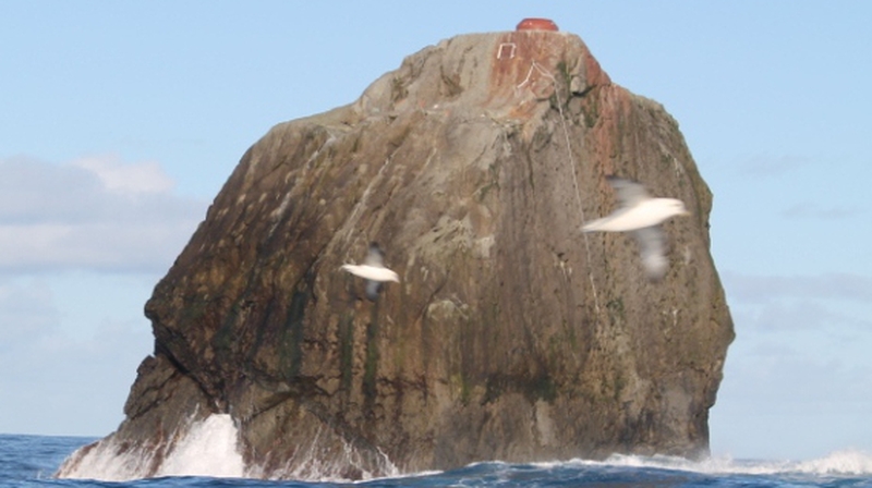 Ownership of Rockall has long been a source of dispute between the Irish and UK authorities (Pic: Irish Naval Service)