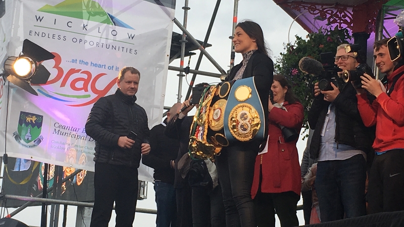 Katie Taylor thanked the people of Bray for their support during the ups and downs during her career