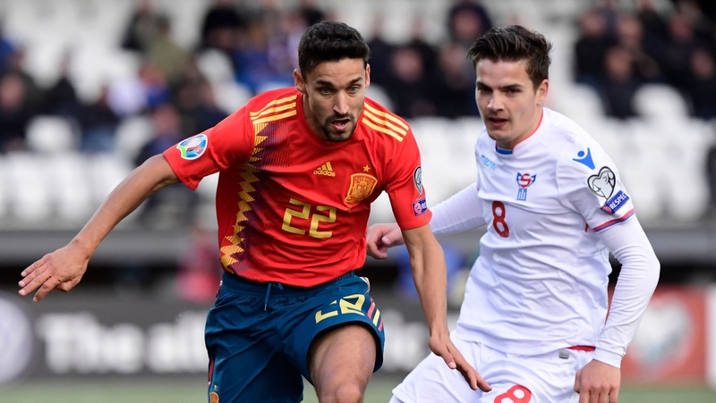 Jesus Navas scored his first international goal in six years