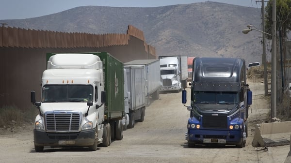 The US trade deficit with Mexico rose to its highest in a decade in May, new figures show