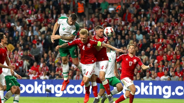 Ireland rallied to secure a draw against Denmark