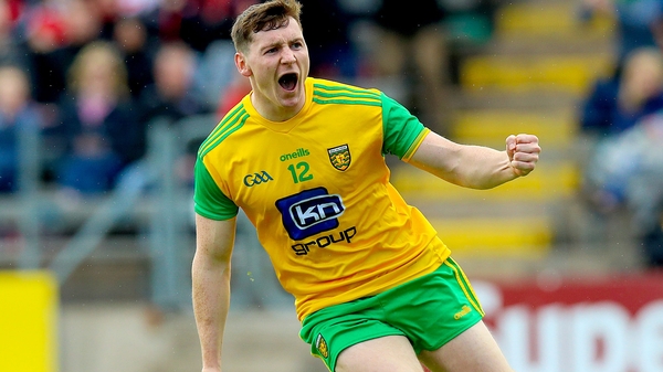 Jamie Brennan celebrates his goal