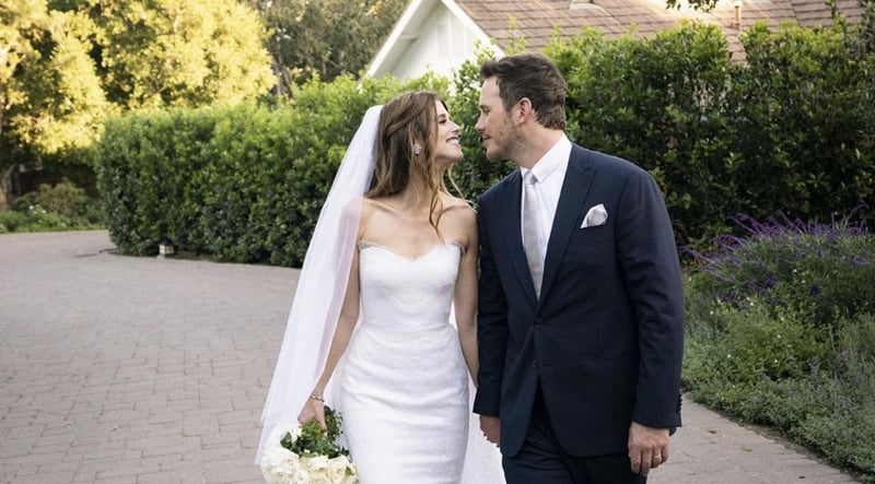 Katherine Schwarzenegger marries Chris Pratt Pic: Courtesy of Instagram