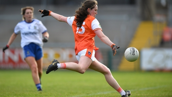 Niamh Reel scores Armagh's second goal