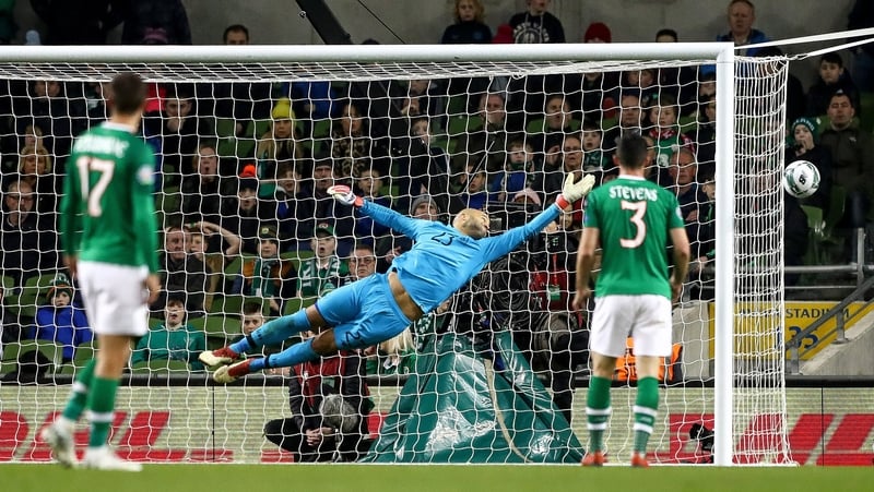 Darren Randolph will be hoping for a third clean sheet of the qualifying campaign