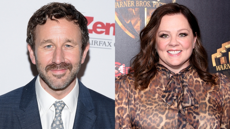 Chris O'Dowd and Melissa McCarthy previously starred together in Bridesmaids and St Vincent