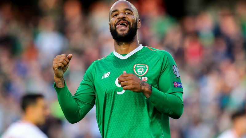 David McGoldrick was originally credited with Ireland's opener