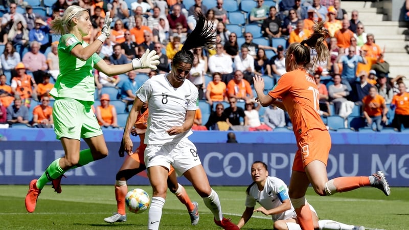 Jill Roord headed an injury-time winner against New Zealand