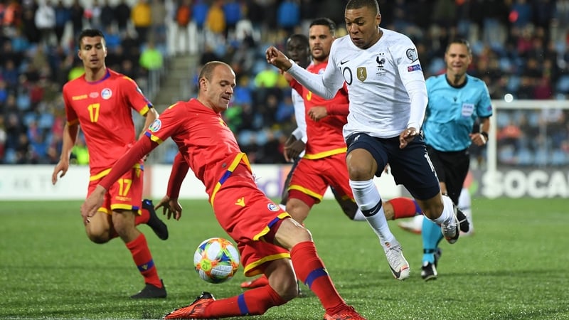 Kylian Mbappe was among the scorers for France