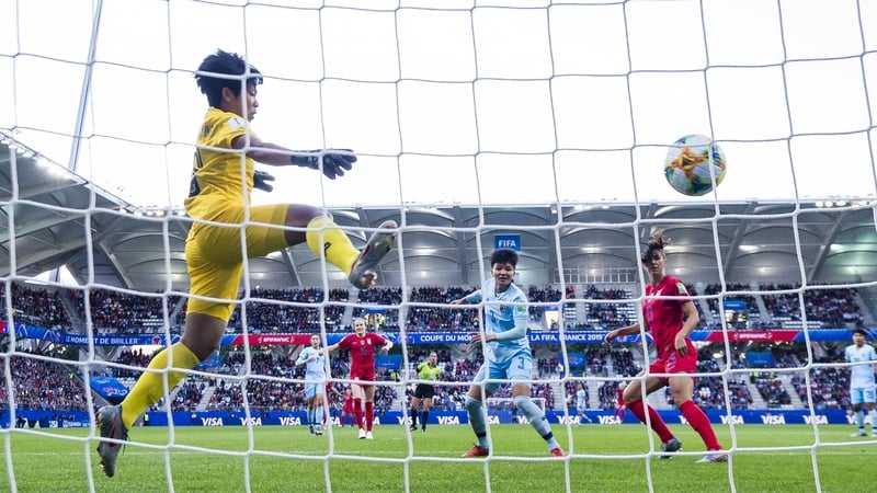 Thailand's 5ft 5in goalkeeper conceded 13 goals against the USA