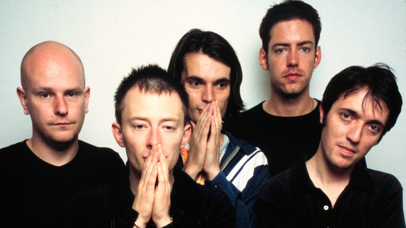 Radiohead pictured during the release of their album OK Computer in 1997