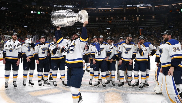 The St Louis Blues are the reigning Stanley Cup champions