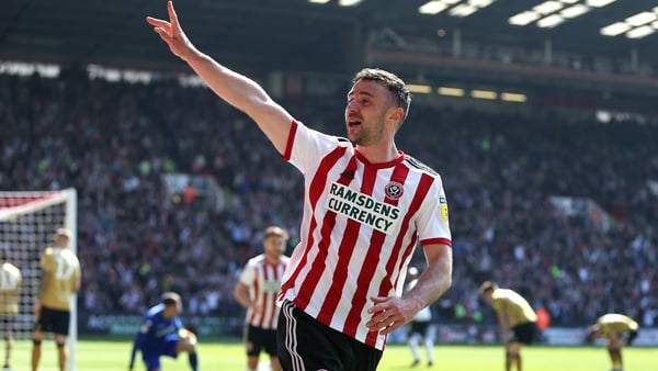 Enda Stevens has signed a new deal at Bramall Lane
